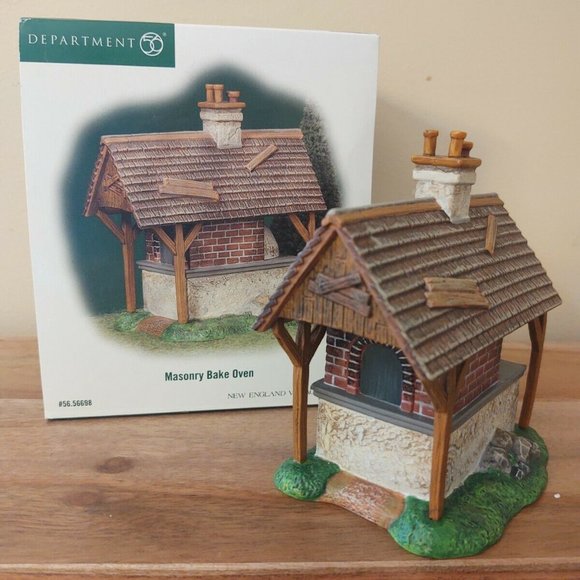 Dept. 56 Heritage Village Collection MASONRY OVEN - Picture 1 of 6